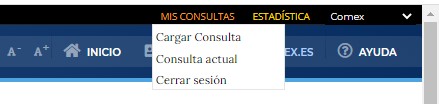 Menú consultas